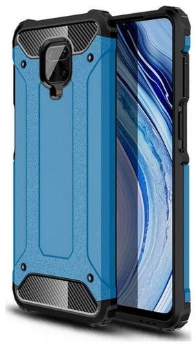 TopQ Xiaomi Redmi Note 9 Pro Panzer blue 52504 - Phone Cover - Main image