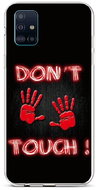 TopQ Samsung A51 silicone Don't Touch Red 47902 - Phone Cover