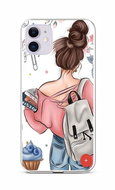 TopQ iPhone 11 silicone Girl 58921 - Phone Cover