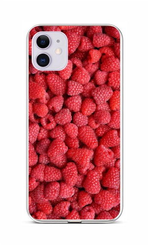 TopQ iPhone 11 silicone Raspberry 58915 - Phone Cover - Main image