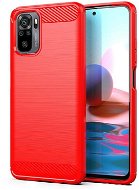 TopQ Xiaomi Redmi Note 10 silikón červený 58897 - Kryt na mobil