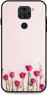 TopQ Xiaomi Redmi Note 9 silicone Roses 51151 - Phone Cover