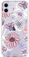 TopQ iPhone 11 silicone Flowers 44215 - Phone Cover