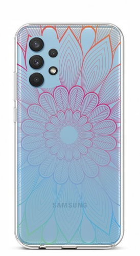TopQ Samsung A32 silicone Rainbow Mandala 59394 - Phone Cover - Main image