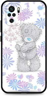 TopQ Xiaomi Redmi Note 10 silicone Floral Teddy 59199 - Phone Cover