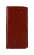 TopQ Special iPhone 12 book case brown 53671 - Phone Case