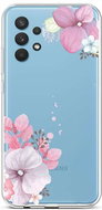 TopQ Samsung A32 silicone Violet Blossom 59397 - Phone Cover