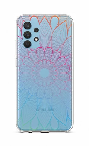 TopQ Samsung A32 5G silicone Rainbow Mandala 59361 - Phone Cover - Main image