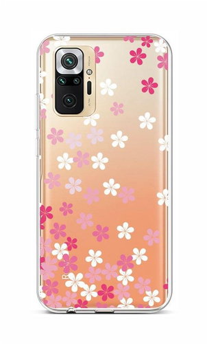 TopQ Xiaomi Redmi Note 10 Pro silicone Pink Blossom 59533 - Phone Cover - Main image