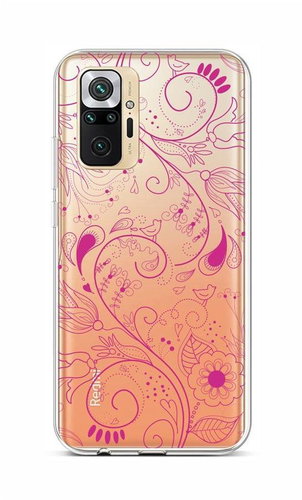 TopQ Xiaomi Redmi Note 10 Pro silicone Pink Ornament 59532 - Phone Cover - Main image