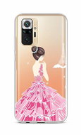 TopQ Xiaomi Redmi Note 10 Pro silicone Pink Princess 59521 - Phone Cover