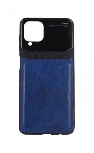 TopQ Samsung A12 Business silicone blue 59516 - Phone Case - Main image