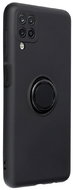 TopQ RING Samsung A12 silicone black 59478 - Phone Cover