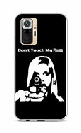 TopQ Xiaomi Redmi Note 10 Pro silicone Don't Touch Gun 59452 - Phone Cover