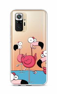 TopQ Xiaomi Redmi Note 10 Pro silicone Cartoon Flamingos 59386 - Phone Cover
