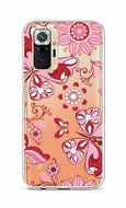 TopQ Xiaomi Redmi Note 10 Pro silicone Pink Butterfly 59378 - Phone Cover
