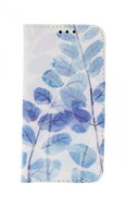 TopQ iPhone SE 2020 Smart Trends Book Blue Leaves 59459 - Phone Case
