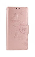 TopQ Xiaomi Redmi Note 9 Pro booklet Butterfly pink light 53873 - Phone Case