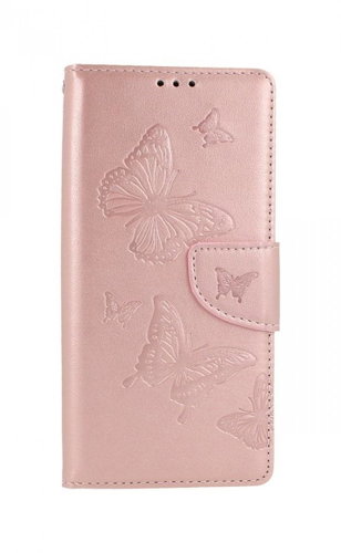 TopQ Xiaomi Redmi Note 9 Pro booklet Butterfly pink light 53873 - Phone Case - Main image