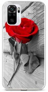 TopQ Xiaomi Redmi Note 10 silicone Red Rose 59627 - Phone Cover