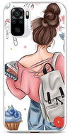 TopQ Xiaomi Redmi Note 10 Silicone Girl 59623 - Phone Cover