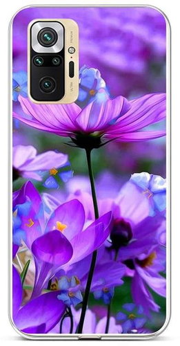 TopQ Xiaomi Redmi Note 10 Pro silicone Blooming flowers 59652 - Phone Cover - Main image