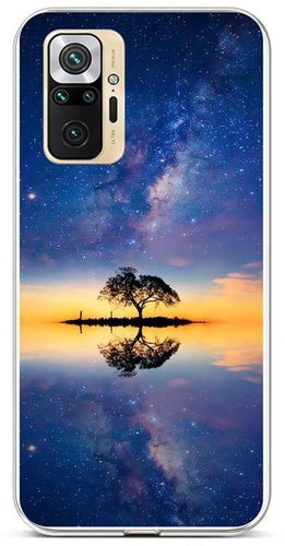 TopQ Xiaomi Redmi Note 10 Pro Silicone Night Sky 59649 - Phone Cover - Main image