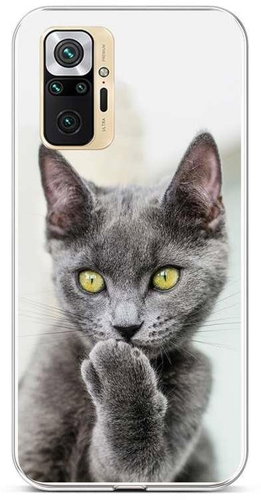 TopQ Xiaomi Redmi Note 10 Pro Silicone Kitten 59647 - Phone Cover - Main image