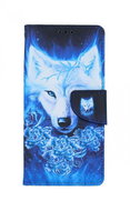 TopQ Xiaomi Redmi Note 9 Pro booklet Turquoise wolf 54607 - Phone Case