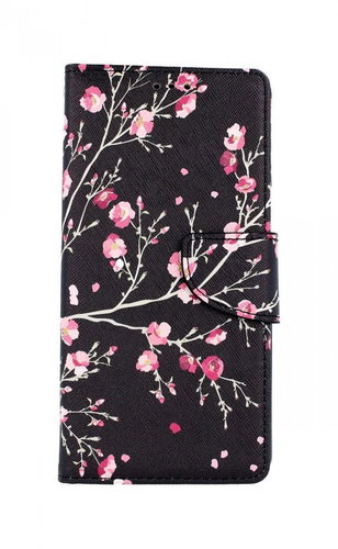TopQ Xiaomi Redmi Note 9 Pro booklet Night flowers 54587 - Phone Case - Main image
