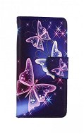 TopQ Samsung A12 book Blue with butterflies 56601 - Phone Case