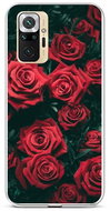 TopQ Xiaomi Redmi Note 10 Pro silicone Red rosettes 59679 - Phone Cover