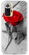 TopQ Xiaomi Redmi Note 10 Pro Silicone Red Rose 59670 - Phone Cover