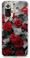 TopQ Xiaomi Redmi Note 10 Pro silicone Red rose mix 59669 - Phone Cover