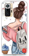 TopQ Xiaomi Redmi Note 10 Pro Silicone Girl 59666 - Phone Cover