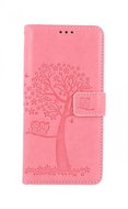 TopQ Xiaomi Redmi Note 10 booklet Pink tree owls 59775 - Phone Case