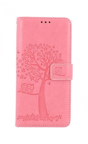 TopQ Xiaomi Redmi Note 10 booklet Pink tree owls 59775 - Phone Case - Main image