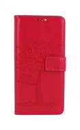 TopQ Xiaomi Redmi Note 10 Pro booklet Dark pink tree owls 59832 - Phone Case