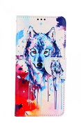 TopQ Samsung A32 5G booklet Drawing the wolf 59919 - Phone Case
