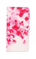 TopQ Xiaomi Redmi Note 10 booklet Pink flowers 59783 - Phone Case