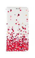 TopQ Xiaomi Redmi Note 10 booklet Hearts 59867 - Phone Case