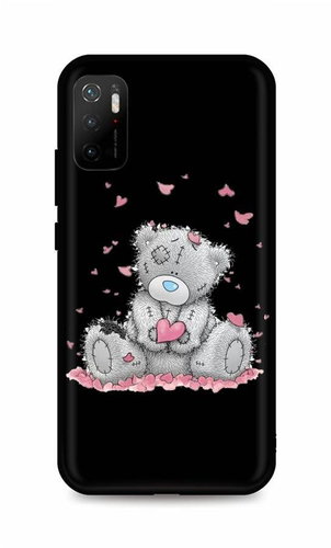 TopQ Xiaomi Poco M3 Pro silicone Lovely Teddy Bear 60203 - Phone Cover - Main image