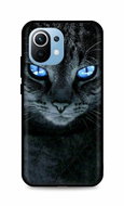 TopQ Xiaomi Mi 11 Lite silicone Dark Cat 60106 - Phone Cover
