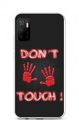 TopQ Xiaomi Poco M3 Pro silikón Don´t Touch Red 59967 - Kryt na mobil