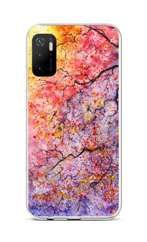 TopQ Xiaomi Poco M3 Pro silicone Abstract Tree 59960 - Phone Cover - Main image