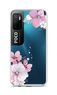 TopQ Xiaomi Poco M3 Pro silicone Violet Blossom 59956 - Phone Cover