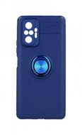 TopQ Xiaomi Redmi Note 10 Pro silicone blue with blue ring 59400 - Phone Cover