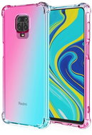 TopQ Xiaomi Redmi Note 9 Pro Silicone Shock Rainbow Mint Pink 50166 - Phone Cover