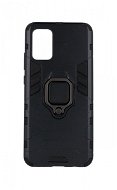 TopQ Samsung A02s odolný čierny s prsteňom 60325 - Kryt na mobil