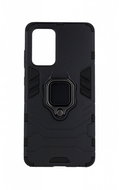 TopQ Samsung A52 durable black with ring 60319 - Phone Cover